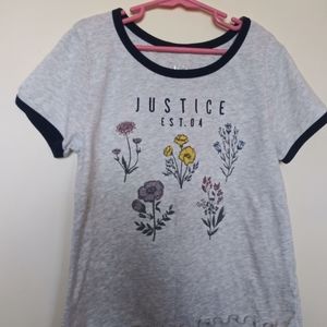Justice shirt  size 12
